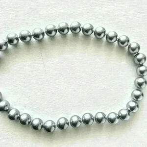 Silver beads necklace
